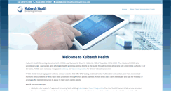 Desktop Screenshot of kulbershhealthscreeningservices.com