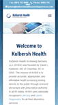 Mobile Screenshot of kulbershhealthscreeningservices.com